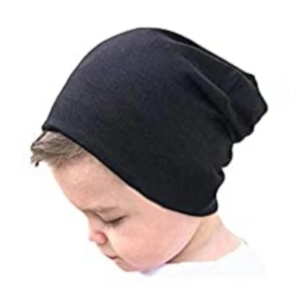 Cotton Baby Beanie Hats Set of 4